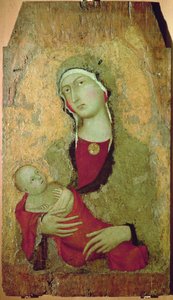 Madone et Enfant - Simone Martini